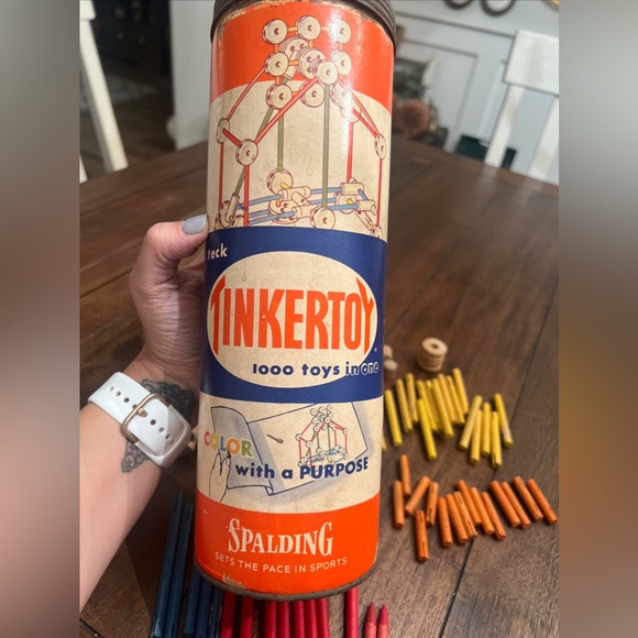 Vintage Tinkertoy Set - Picture 7 of 8